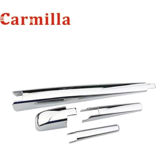 Carmilla ABS Chrome Rear Water Wiper Protection Cover Windshield Stickers for Toyota C-HR CHR C HR 2016 - 2018 Car Accessories