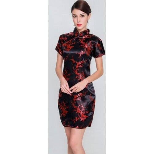 Elegant Slim Plus Size Qipao 2021 New Chinese Female Rayon Dress Mandarin Collar Vintage Cheongsam Vestidos