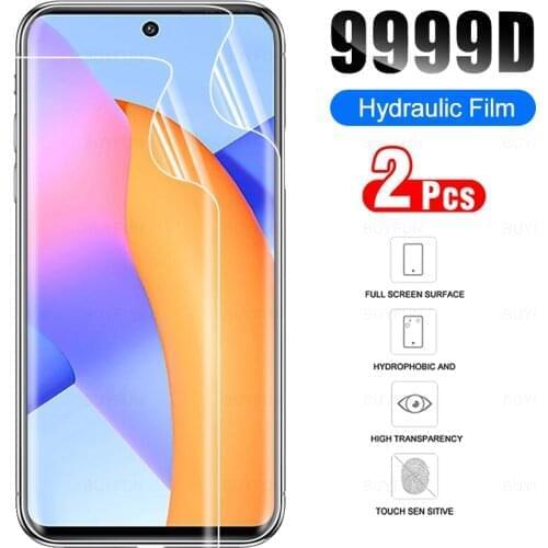 2Pcs Cover Hydrogel Film On The For Honor 10 Screen Protector For Honor 10I 10 Lite 10x Lite 20 Phone Not Glass Protective Film