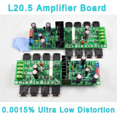 Hi-END 200W Stereo Amplifier Board 4 Pairs KEC KTB817 KTD1047 Power Amplifier Board For Audio Amplifier DIY 0.0015% Distortion