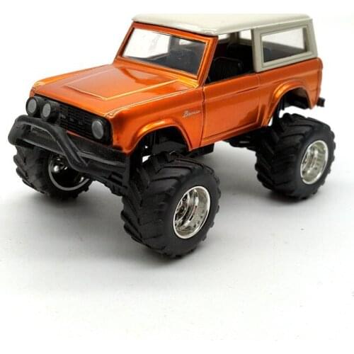 Ja da 1:64 1973 Ford Bronco 03 pickup alloy toy car toys for children diecast model car Birthday gift