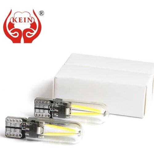 KEIN 2PCS Side Wedge Bulb T10 w5w 194 LED car auto Door Dome Interior Reading DRL Rear fog Lamp 6000K 12V Parking Vehicle Lights