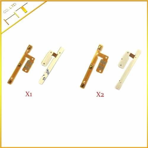 1pcs Power On/Off Key + Volume Up/Down Side Button Flex Cable for Huawei Honor X1 X2