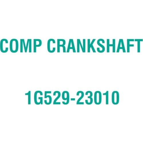 For Kubota 1G529-23010 COMP CRANKSHAFT