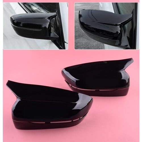 2pcs Side Wing Rearview Mirror Covers Cap 51167422720 Fit For BMW 3 6 7 8 Series G20 G21 G30 G31 G38 51167422719 Left Hand Drive