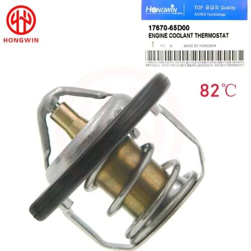 Genuine No.17670-65D00 Coolant Engine Thermostat For SSuzuki Jimny Grand Vitara SX4 WagonR 1767065D00 17670-77E00