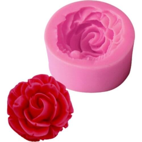 ROSE Flower Silicone Molds Wedding Cupcake Topper Fondant Cake Decorating Tools Soap Resin Clay Candy Chocolate Gumpaste Moulds