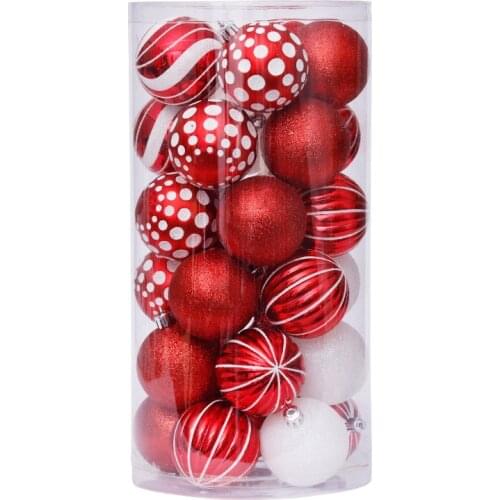 Adornos Navidad 2022 Christmas Xmas Tree Hanging Ball Ornaments decorations Gift New Year Navidad 6cm Ball