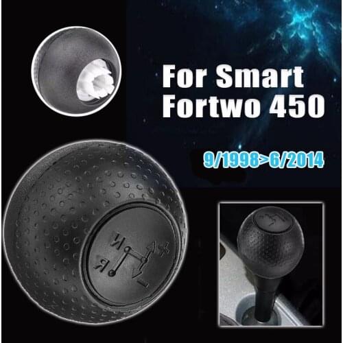 Gear Shift Knob Automatic Transmission Gear Shift Knob Shifter Lever Hand Ball For Mercedes Smart Fortwo 450 9/1998-6/2014