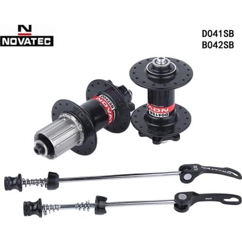 Novatec Hub D041SB/D042SB MTB Bicycle Hub Front/Rear Quick release set Bike Hub disc 32 36 bearing Holes for 8-9-10-11 speeds