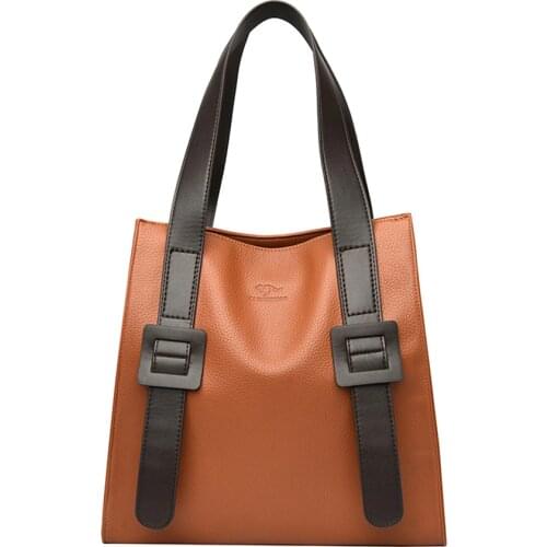 New Leather Crossbody Bags for Women 2021 Ladies Luxury Designer Casual Tote Top-Handle Bags High Quality Women Shoulder Bag Sac