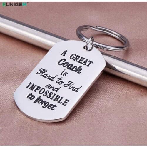 Coaches Keychain Sports Gifts for Men Women Boys Football Basketball Baseball Swimming Soccer Birthday Gift Match Cheer Key Ring