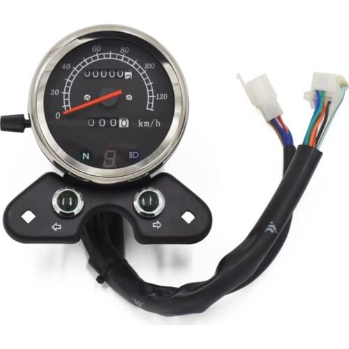 Motorcycle Universal Single Odometer High Quality Instrument with Light
