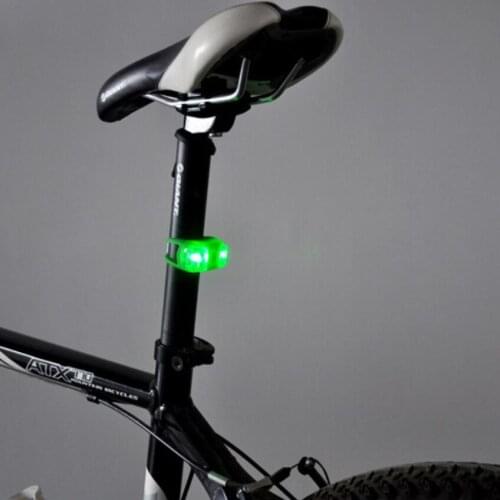 1pcs Mini Waterproof Silicone mountain Bike Light Cycling Beetle Warning lights Front Rear Tail Lamp Bicycle light BL8022