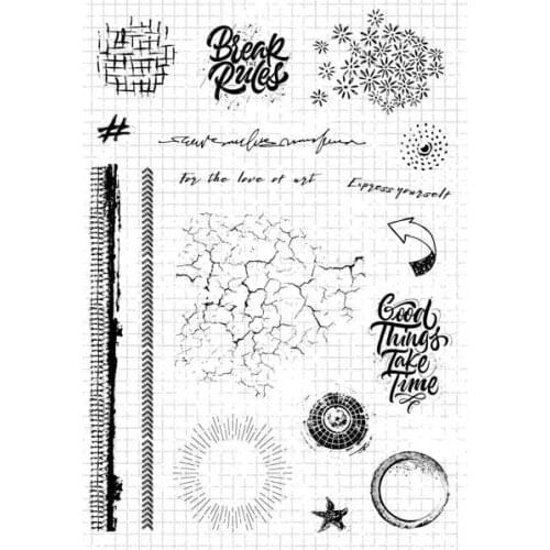 Background transparent Clear Silicone Stamp/Seal for DIY scrapbooking/photo album Decorative clear stamp sheets B0686