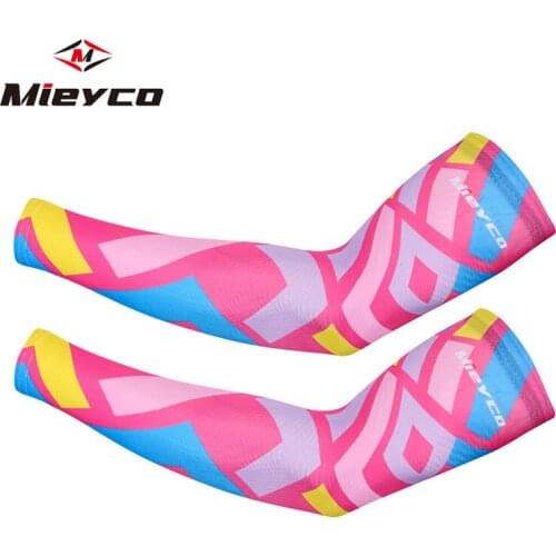 1Pair Sun Protection Arm Sleeve Warmers Bike Cuffs UV Protection Mens Basketball Running Sleeves Sport Bicycle Cover Cycling