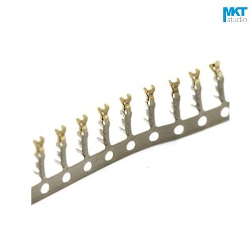 1000Pcs Gold Plated Dupont Metal Crimps Terminals For Dupont 2.0mm Pitch Female Housing Box Header