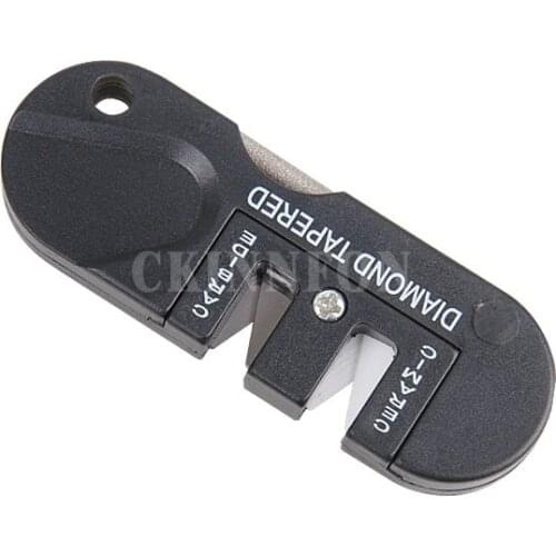 200Pcs/Lot Portable Tungsten Ceramic Carbide Knife Whetstone Sharpener Sharpen Fish Hook Pocket Diamond Tool Camp Hike Outdoor