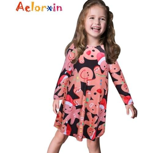 2018 Christmas Girls Dress Kids Costume Girls Clothes Children Little Girls Party Princess Dresses Costume Halloween Enfant