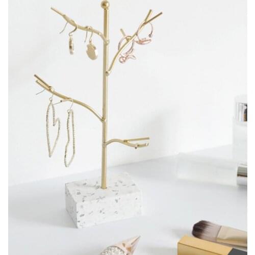 2021 New Style Nordic Simple Light Luxury Earrings Necklace Ring Jewelry Display Decor Storage Rack Stand Holder