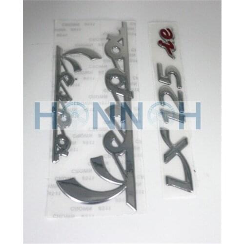 5cps/lot 3d vespa sticker motorcycle car bike sticker 3D LX125 vespa stickers
