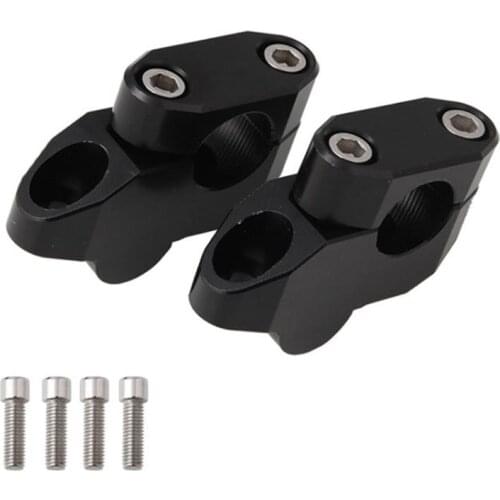 7/8 inch 22mm Motorcycle Handlebar Riser CNC Motorcycle Dirt Bike Pivoting Handlebar Riser Motorbike Accessories For Yamaha