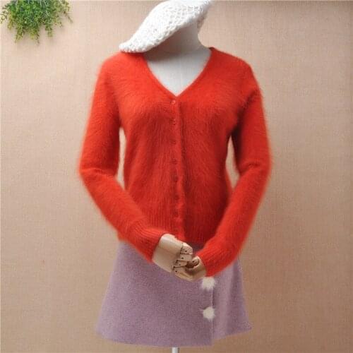 BONJEAN Women's Fluffy Cardigans