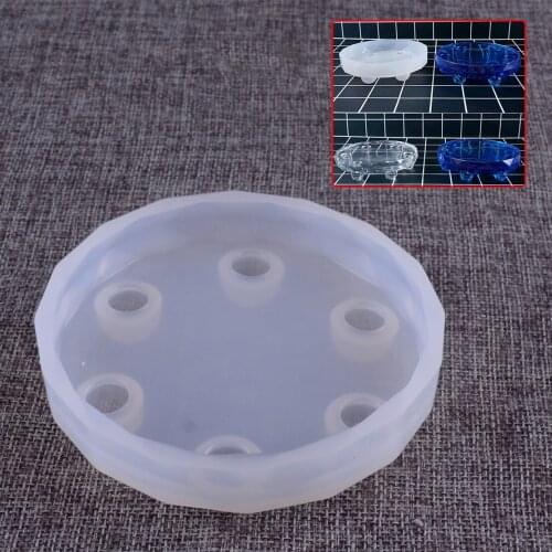 DIY Semi-Transparent Silicone Mold Resin Casting Craft Teardrop Mould Tool for Cabochon Mold Making Jewelry Pendant