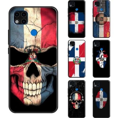 Flag of Dominican Republic Case For Xiaomi Redmi Note 8 9 Pro 8T 9S Note 10 Pro Funda For Redmi 9 9C 9A K40 9T Cover
