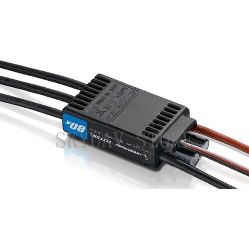 Hobbywing FlyFun V5 80A Brushless ESC 3-6S Lipo for RC Done Airplane 1pcs