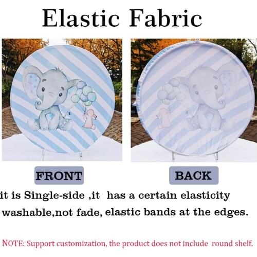 Custom 150cm round cover elastic fabric 5 sets and 1cylinder covers 33x60cm