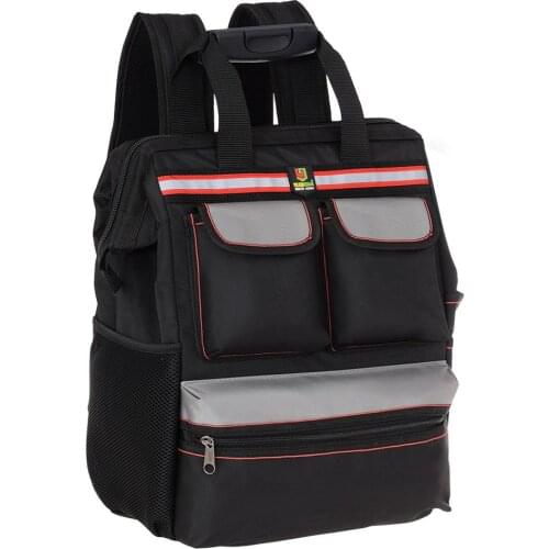 SJ3 Hardware Repair Kit Tool Bag Electrician Work Multifunction Durable Mechanics Oxford Cloth Storage Bag Organizer Bag