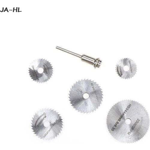 Mini Circular Saw Blade Set Cutting Disc Rotary Drill Tool 6pcs/set Accessories for Wood Aluminum Cutting Accessories Wholesale