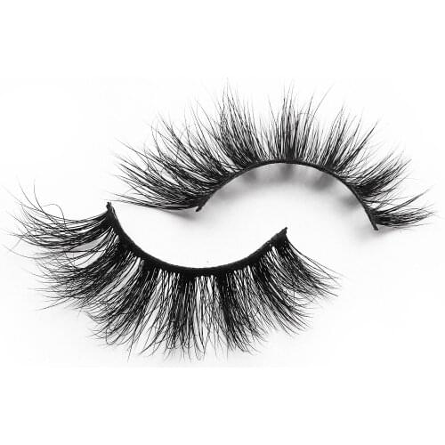 Natural Fluffy Lashes 3d Mink Eyelashes Bulk 100% Cruelty Free Handmade Reusable Short Natural Eyelashes Support Custom Package