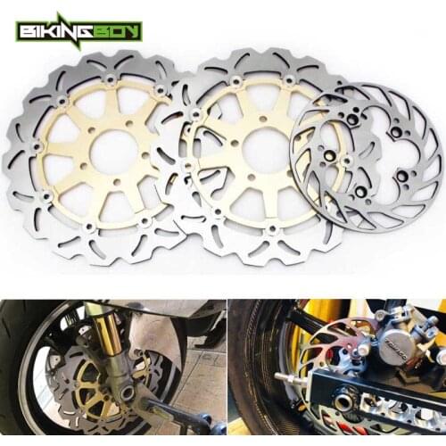 BIKINGBOY TL 1000 R 98-03 TL 1000 S 97-01 GSXR 600 97-03 00 GSX-R 750 96-03 GSXR 1000 01 02 Front Rear Brake Discs Disks Rotors