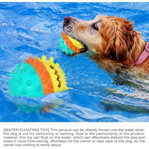 Pet Dog Toys Rubber Leaking Ball Pet Cat Dog Interactive Toy Pet Cat Dog Chew Toys Tooth Cleaning Balls puppy toys