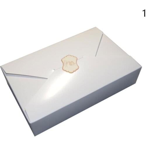 Simple Envelope Bow-style Gift-style Box Cowhide-wrapped Kraft Packaging Box Paper Gift Box Birthdays Cardboard Wrapping fi W1U6