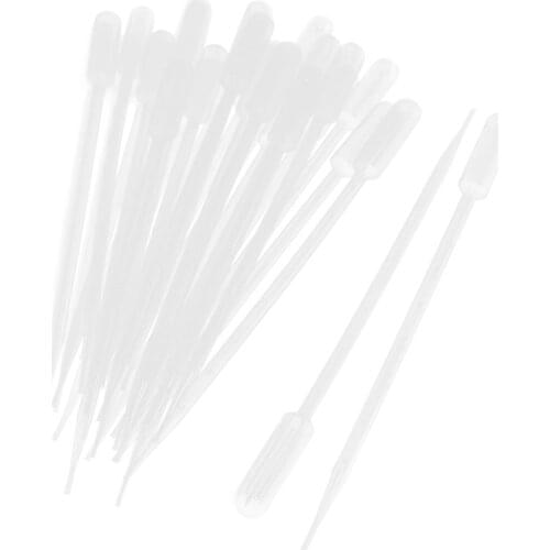 50 Pieces 10ml Clear Plastic Transfer Pipet Pasteur Pipettes Droppers
