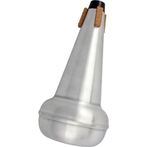 Sliver Aluminium Alloy Mute Norrow Tone For Tenor Trombone Musicians Tool