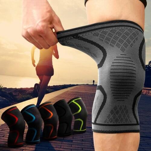 Sports Fitness Breathable Compression Knee Pads 3D Three-Dimensional Woven Design Is Soft High Elasticity Strong Expandability