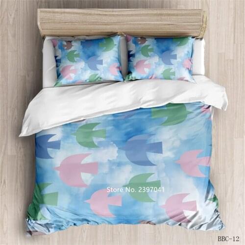 Stylish Personalized Home Textile Geometric Color Bedding Set for Adult Bedroom Decor with 2-3 Luxurious Covered Pillowcases