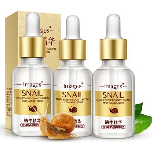 Snail Extract Serum Face Essence Anti Wrinkle Hyaluronic Acid Anti Aging Collagen Whitening Moisturizing Face Care Beauty