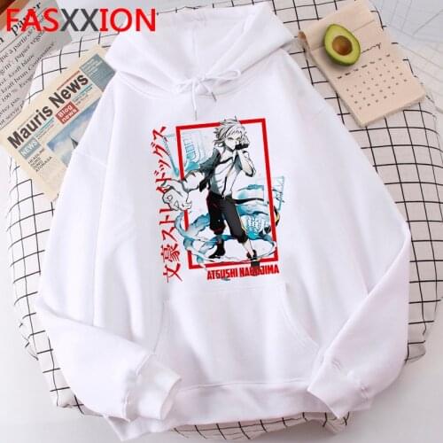 Bungou Stray Dogs hoodies men streetwear Oversized hip hop harajuku men clothing pullover grunge