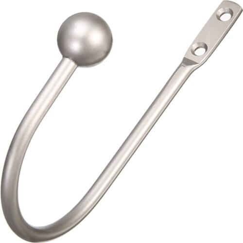 U Shaped Curtain Hold Backs Large Stylish Tieback European Wall Hook Curtain Buckle Metal Tassel Arm Hook Loop Holder Home Decor