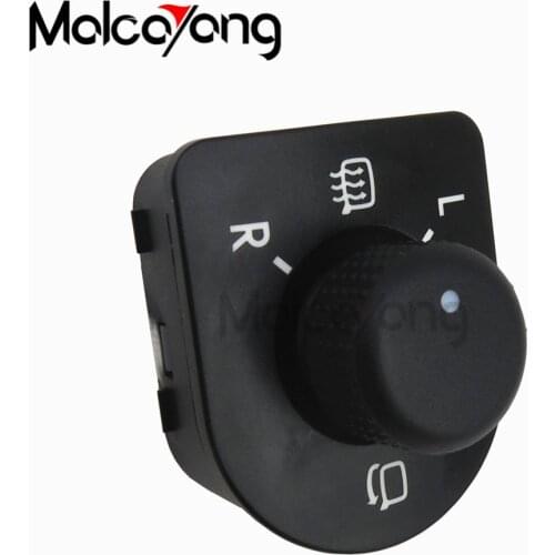 High quility!New Adjust Knob Side Mirror Switch For Volkswagen VW New Beetle Jetta Passat B5 Golf 4 OE:1J1 959 565E / 1J1959565E