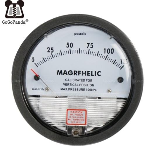 TE2000 Micro Differential Pressure Gauge High Precision Air Differentialvacuum Manometer Micro Measuring Range 0-60PA~0-30KPA