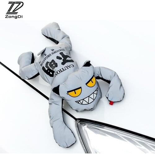 ZD 1X Car decoration doll Magnetic reflective sticker For Hyundai i30 solaris Renault duster logan Lada granta vesta accessories