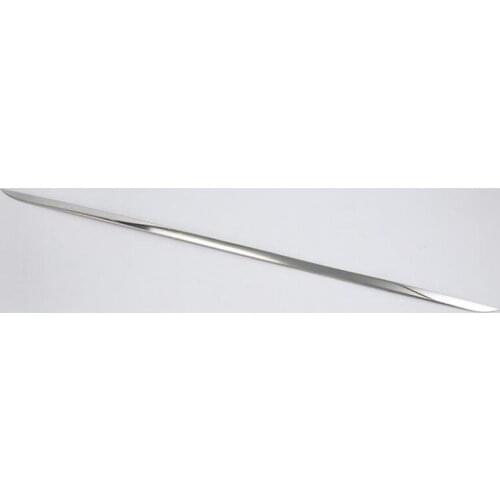 For Nissan Kicks 2017 1PC Stainless Steel Car Rear Trunk Trim Lid Cover Tailgate Door Tail Gate Cover Car Styling Accessories