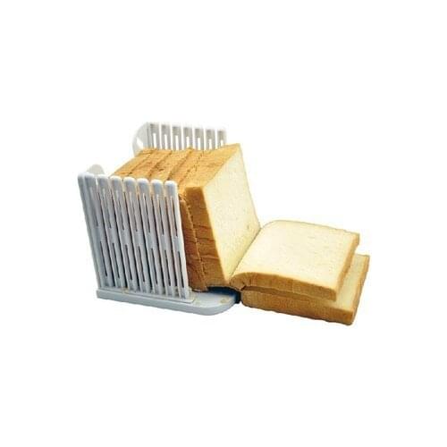 1PCS Professional DIY Bread Loaf Toast Cutter Slicer Slicing Cutting Guide Mold Maker Kitchen Tool Practical Bread Cutter