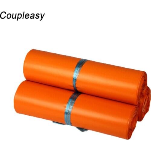 10Pcs Orange Plastic Envelopes Small Poly Mailers Self Sealing Adhesive Courier Bags Clothes Shipping Packaging Envelope Mailbag